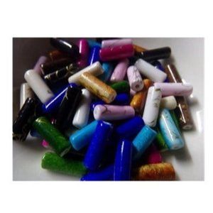 Mixed Drawbench Column Acrylic Beads
